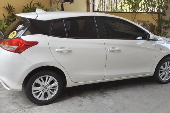 White Toyota Yaris 2018 for sale in Parañaque