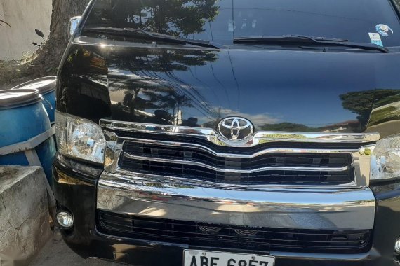 Black Toyota Hiace Super Grandia 2015 for sale in Marikina 