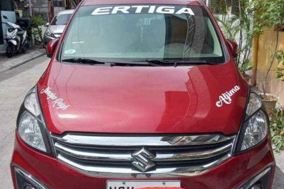 Red Suzuki Ertiga 2017 for sale in Manila