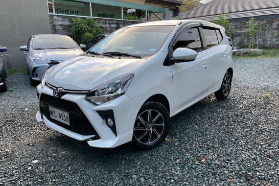 White Toyota Wigo 2021 for sale in Quezon