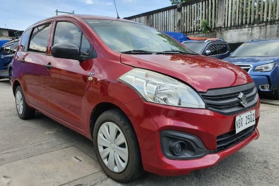 Red Suzuki Ertiga 2018 for sale in Manual