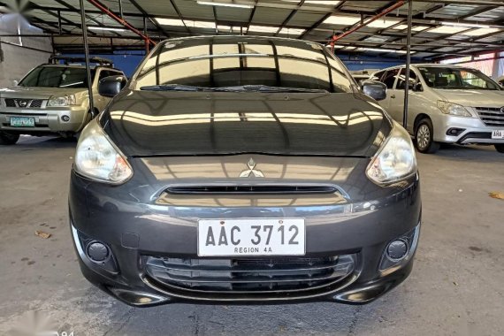 Black Mitsubishi Mirage 2015 for sale in Las Piñas