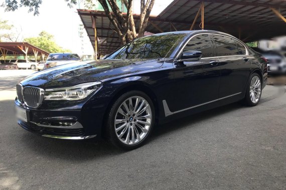 Black BMW 740Li 2017 for sale in Automatic