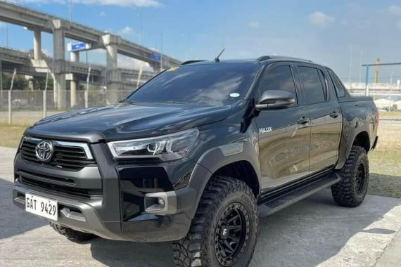 Black Toyota Hilux 2021 for sale in Automatic