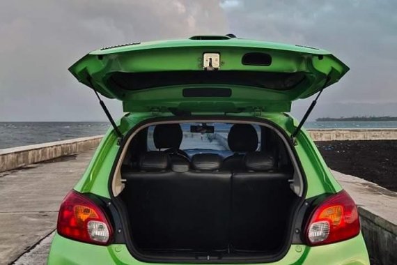 Green Mitsubishi Mirage 2014 for sale in Legazpi