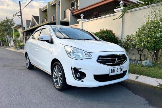 White Mitsubishi Mirage 2015 for sale in Manila