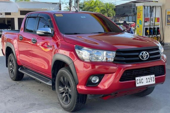 Red Toyota Hilux 2017 for sale in Balagtas