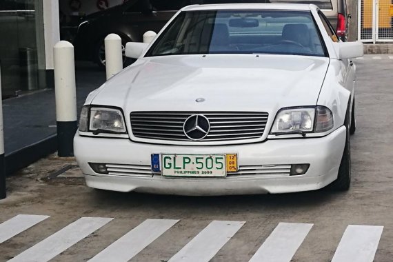 Selling Pearl White Mercedes-Benz Sl-Class 1989 in Cebu 