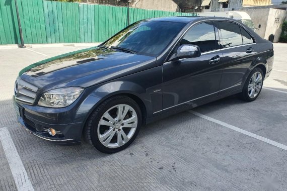 Silver Mercedes-Benz C200 2009 for sale in Quezon 