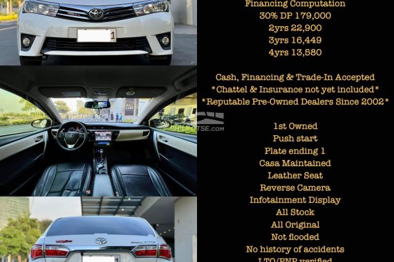 Quality Pre-owned Car 2016 Toyota Corolla Altis Automatic-negotiable call 09171935289