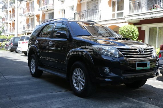 Well kept Black 2012 Toyota Fortuner  3.0V 4X4 for sale