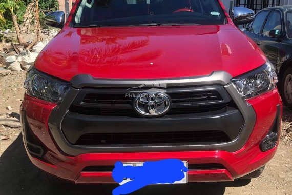 Single Owner 2021 Toyota Hilux  2.4 G DSL 4x2 A/T for sale in good condition
