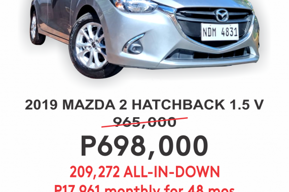 2019 MAZDA 2 Hatchback 1.5l V 