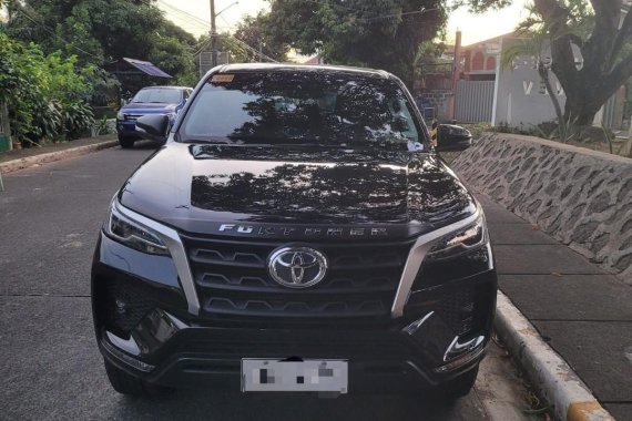 Sell Black 2021 Toyota Fortuner in Quezon City