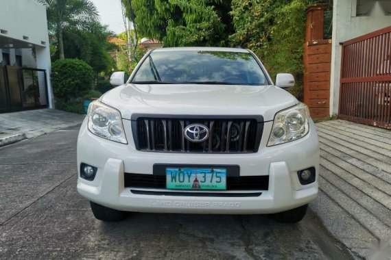 Selling Pearl White Toyota Land cruiser prado 2013 in Parañaque