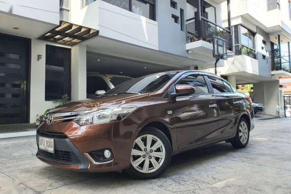 Sell Brown 2015 Toyota Vios in Quezon City