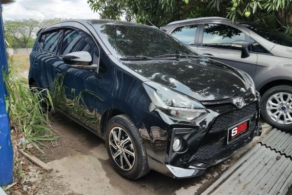 Selling Black Toyota Wigo 2021 in Quezon 