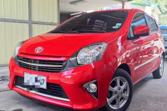 Selling Red Toyota Wigo 2016 in Quezon City