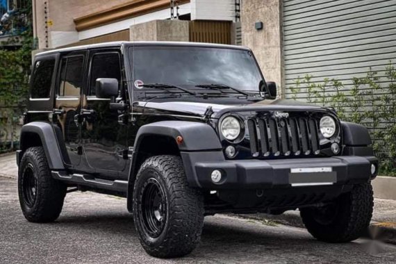 Grey Jeep Wrangler 2017 for sale in Quezon 