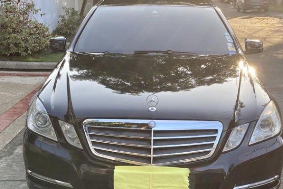 Black Mercedes-Benz E-Class 2012 for sale in Antipolo