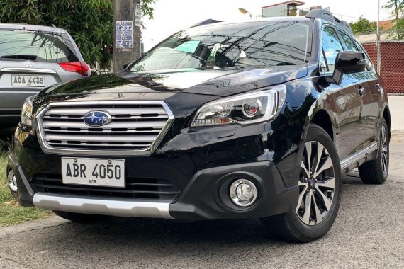 Selling Black Subaru Outback 2015 in Las Piñas