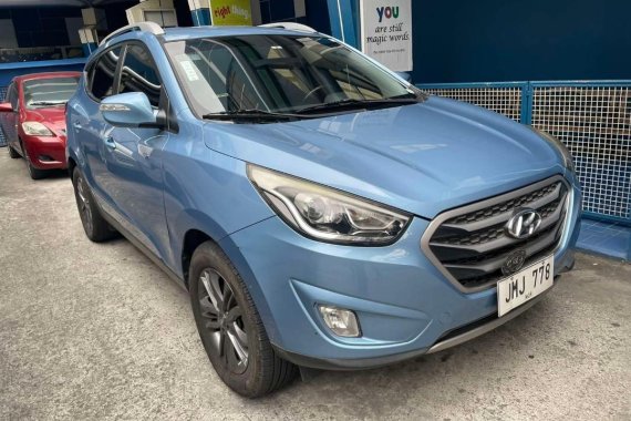 Blue Hyundai Tucson 2015 for sale in Guiguinto