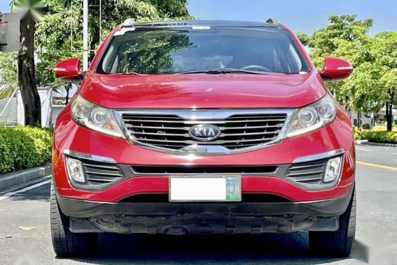 Red Kia Sportage 2010 for sale in Makati
