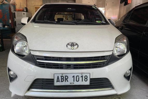 White Toyota Wigo 2015 for sale in Manila