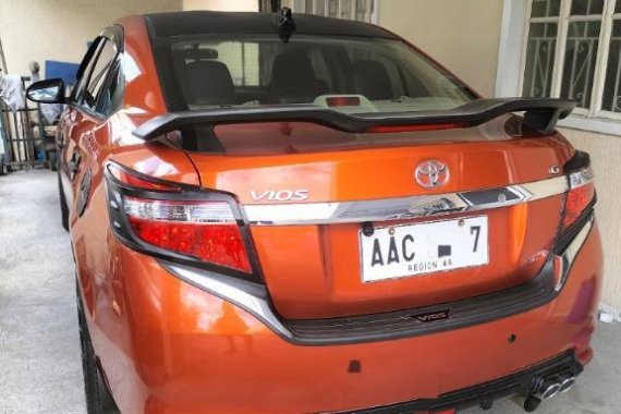 Sell Orange 2014 Toyota Vios in Manila
