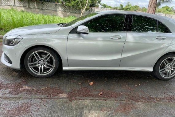 Brightsilver Mercedes-Benz A-Class 2017 for sale in Quezon 
