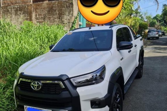 Sell White 2021 Toyota Hilux in Quezon City