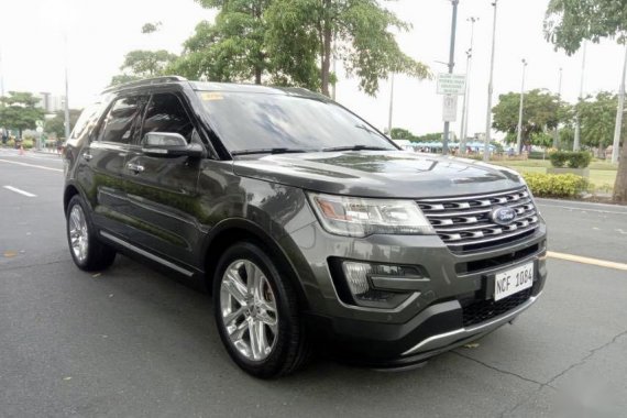 Grey Ford Explorer 2016 for sale in Pasig 