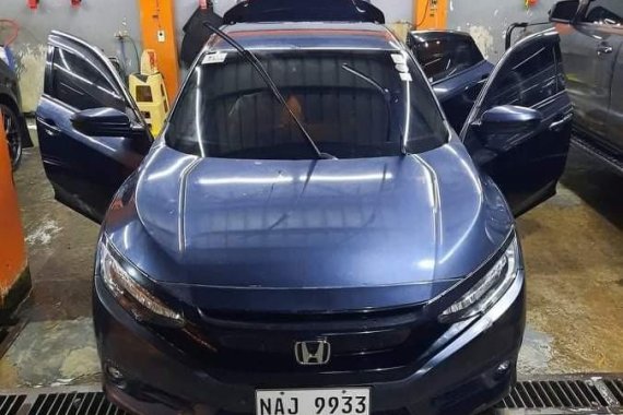 Selling Blue Honda Civic 2018 in Marikina