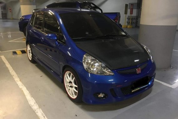 Blue Honda Jazz 2005 for sale in Las Piñas