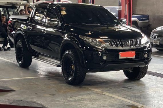 Selling Black Mitsubishi Strada 2015 in Los Baños