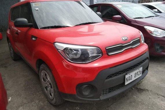Red Kia Soul 2018 for sale in Quezon 