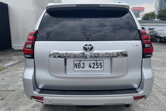 Silver Toyota Land cruiser prado 2018 for sale in Automatic