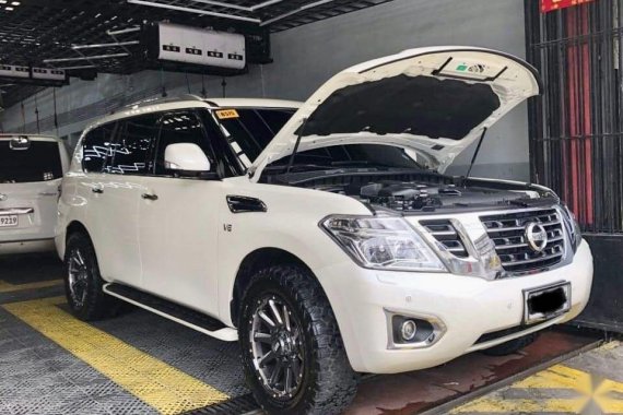Pearl White Nissan Patrol Royale 2019 for sale in Makati 