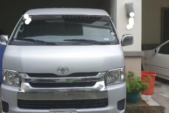 Silver Toyota Hiace 2015 for sale in Manila