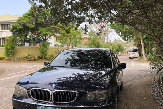 Black BMW 740Li 2008 for sale in Muntinlupa 