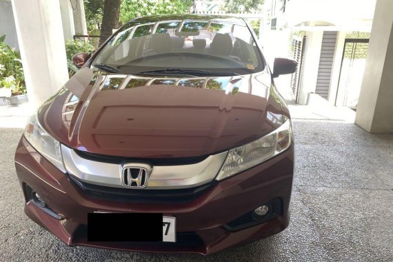 Red Honda City 2015 for sale in Marikina