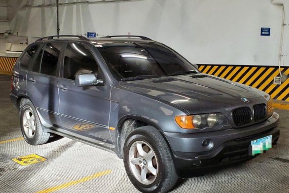 Silver BMW X5 2001 for sale in Paranaque 