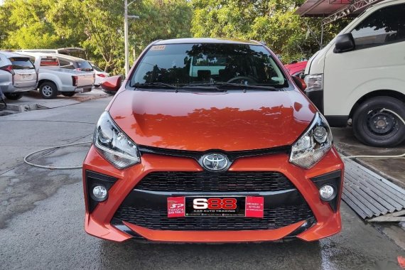 Selling Orange Toyota Wigo 2021 in Quezon 