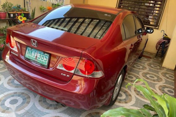 Red Honda Civic 2008 for sale in Dasmariñas
