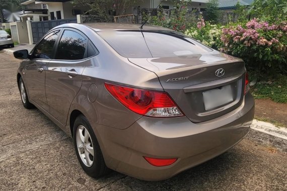 Silver Hyundai Accent 2014 for sale in Quezon 