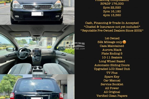  Selling Black 2014 Kia Carnival 3.0 EX LWB Automatic Diesel