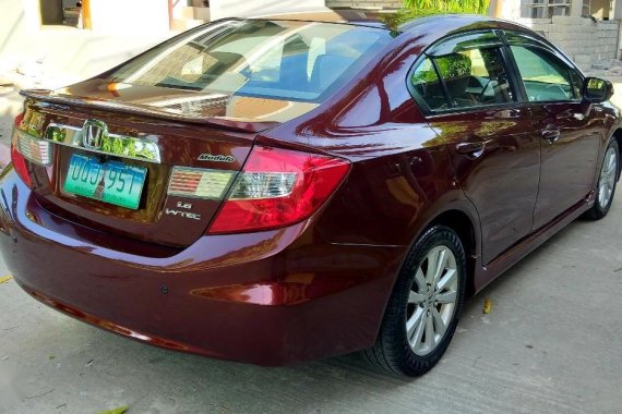 Selling Red Honda Civic 2012 in Cavite