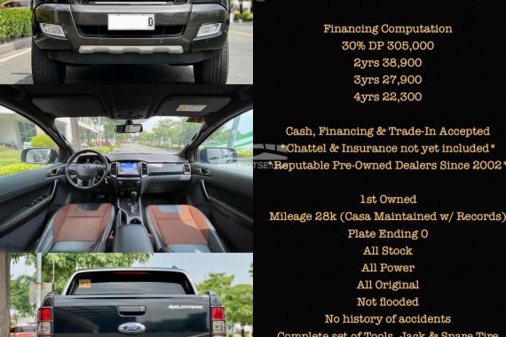 For Sale! 2018 Ford Ranger Wildtrak 4x2 Automatic Diesel - call now 09171935289