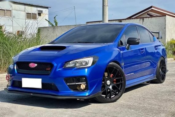 Blue Subaru Wrx 2014 for sale in Automatic
