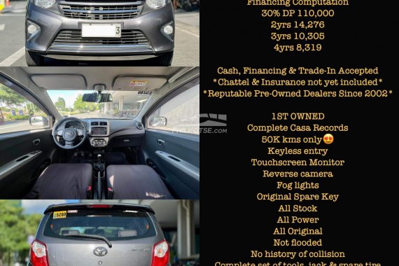 Pre-owned 2017 Toyota Wigo Hatchback Manual Gas - call now 09171935289